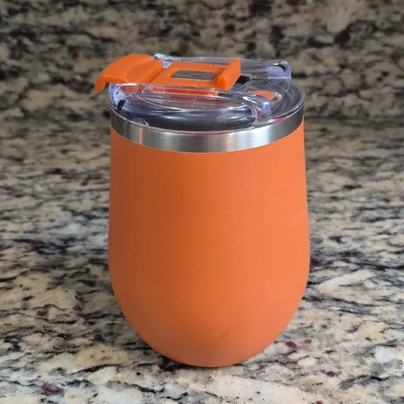 Brumate Uncork'd Insulated Wine Tumbler In Matte Clay - Picture 4 of 9